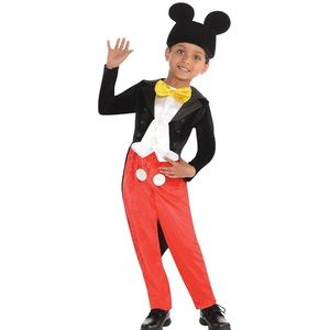 Mickey Mouse Costume Classic Includes a Jumpsuit with Shirt and Jacket and a Hat